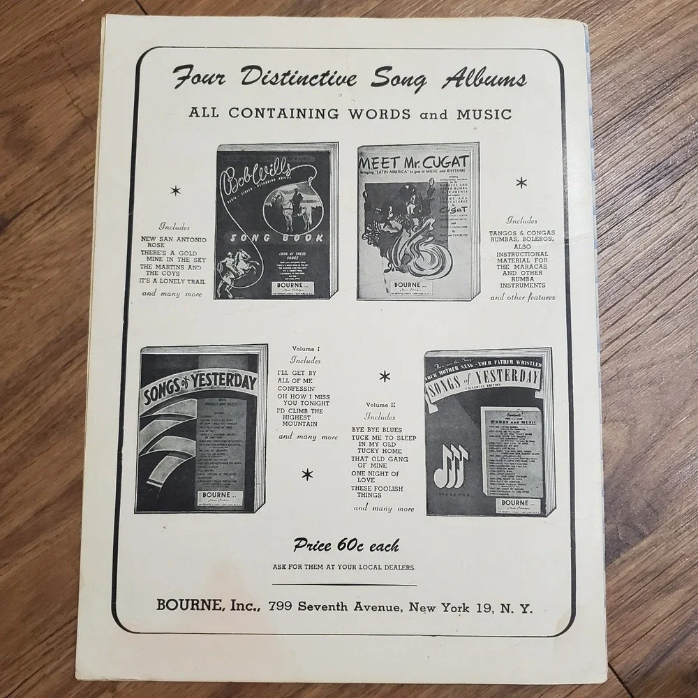 When‎ You Come To The End Of The Day Standard Edition Gus Kahn & Frank Westphal